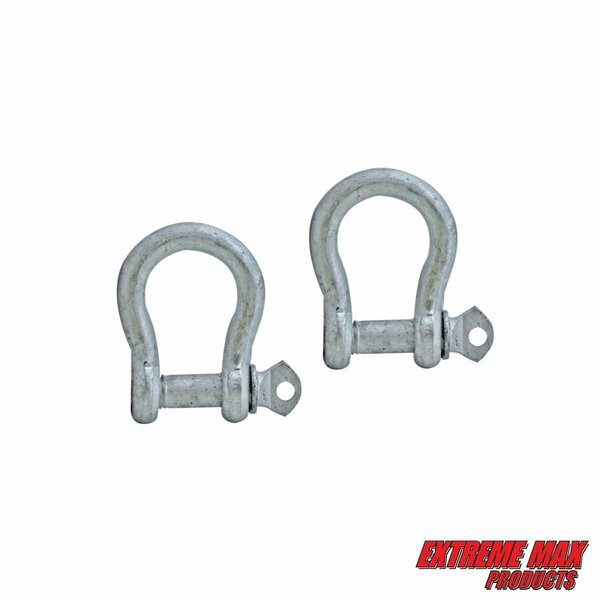 Extreme Max Extreme Max 3006.6608 BoatTector Galvanized Anchor Shackle - 3/8" 3006.6608